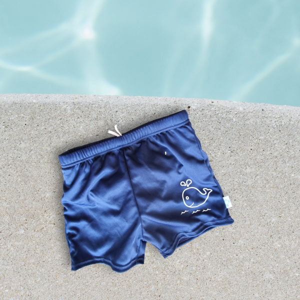 Badewindelshorts Blau