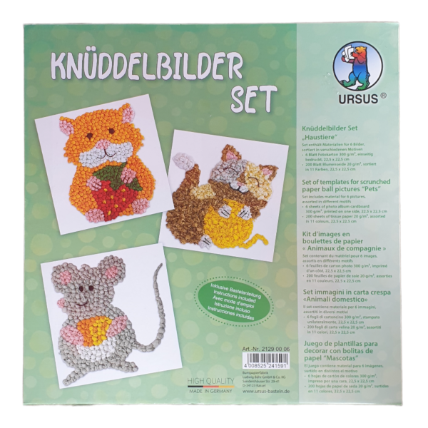 Knüllbilder Set "Haustiere"