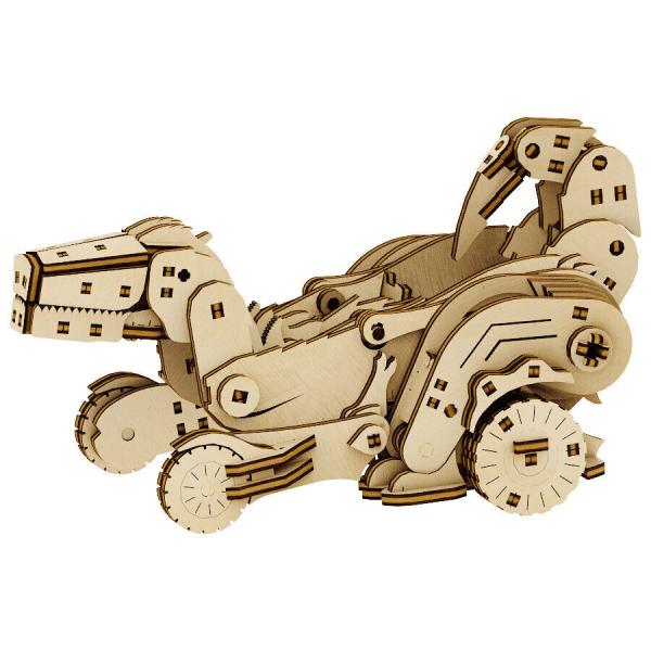 Mr. Playwood 3D Puzzle Transformer "Dinocar"